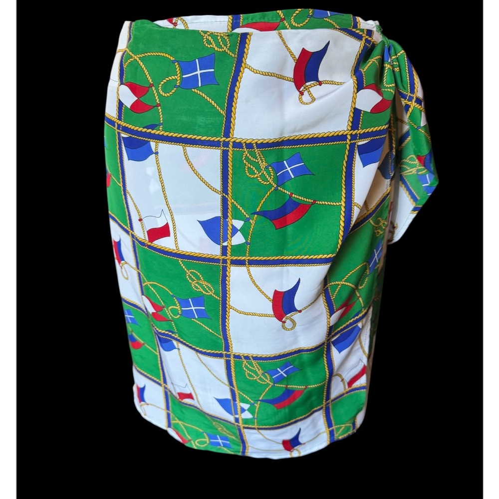 Vintage Pignalosa original nautical wrap skirt